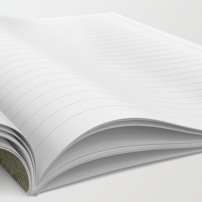 solid woven - dark sage Notebook Gallery Image 2