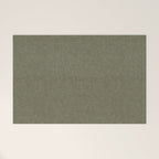 solid woven - dark sage Welcome Mat Gallery Image 1