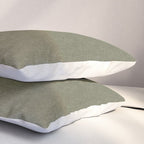 solid woven - dark sage Pillow Sham Gallery Image 3