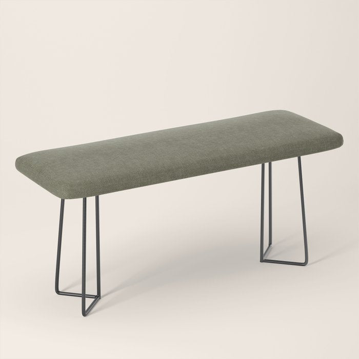 solid woven - dark sage Bench Gallery Image 1