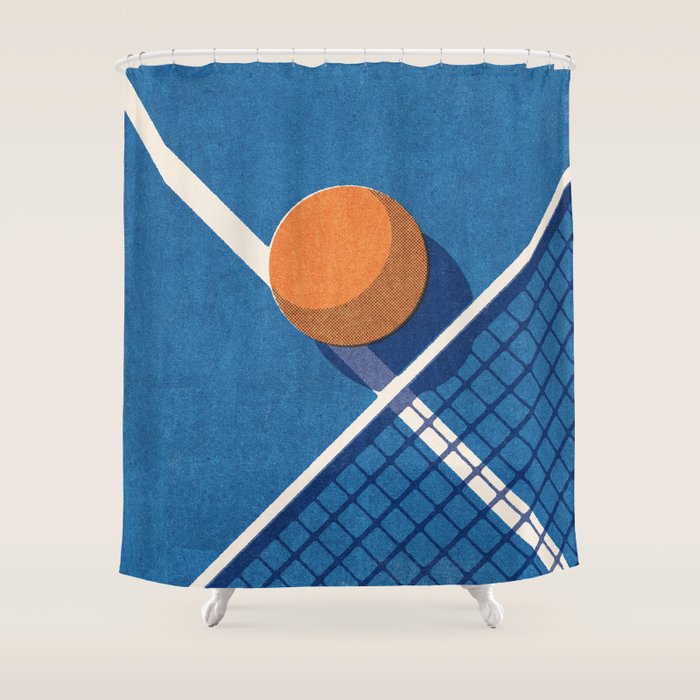 BALLS / Table Tennis I Shower Curtain Gallery Image 1