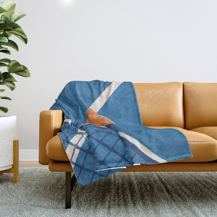 BALLS / Table Tennis I Throw Blanket Gallery Image 1