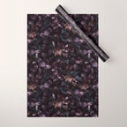Black tulips on dark background Wrapping Paper Gallery Image 1