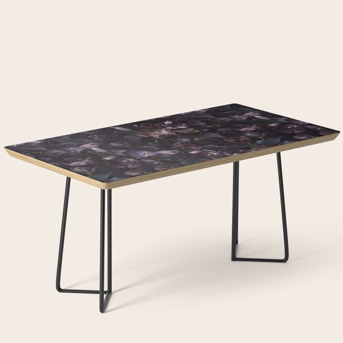 Black tulips on dark background Coffee Table Gallery Image 1