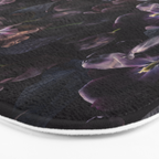 Black tulips on dark background Bath Mat Gallery Image 3