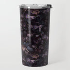 Black tulips on dark background Travel Mug Gallery Image 2