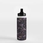 Black tulips on dark background Water Bottle Gallery Image 2