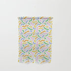 Colorful line doodle art pattern Wall Hanging Gallery Image 1