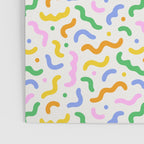 Colorful line doodle art pattern Poster Gallery Image 3