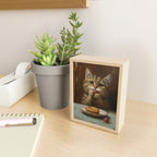 Strawberry Tart Cat Mini Art Print Gallery Image 2