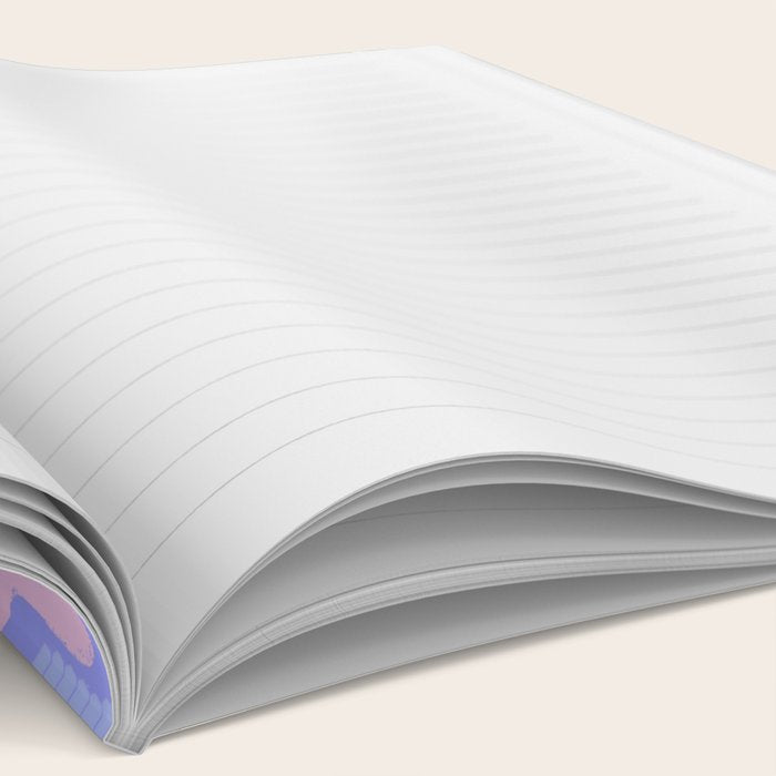 Feeling Froggy Periwinkle Blue Pattern Notebook Gallery Image 2