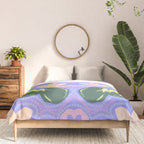 Feeling Froggy Periwinkle Blue Pattern Comforter Gallery Image 3
