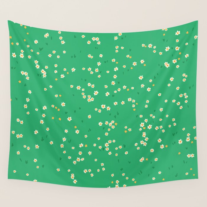 Spring Wildflower Meadow Wall Tapestry Gallery Image 4