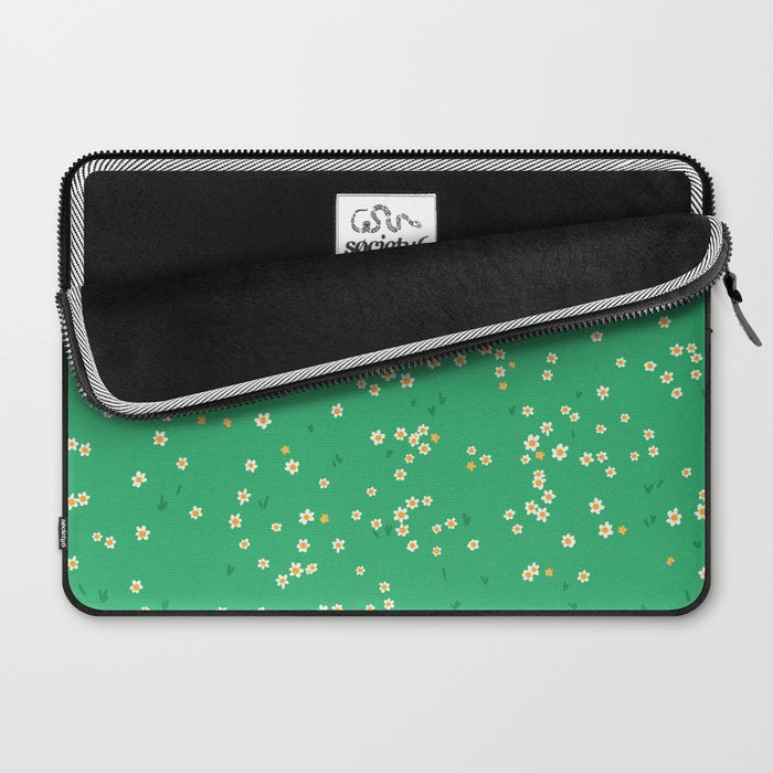 Spring Wildflower Meadow Laptop Sleeve Gallery Image 2