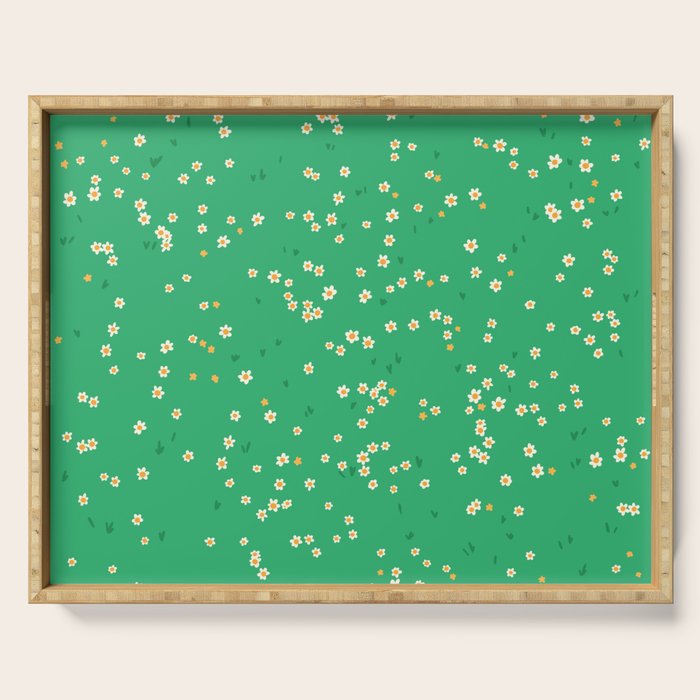 Spring Wildflower Meadow Serving Tray Gallery Image 1