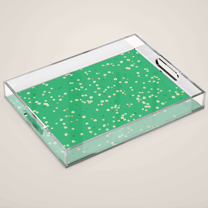 Spring Wildflower Meadow Acrylic Tray Gallery Image 1