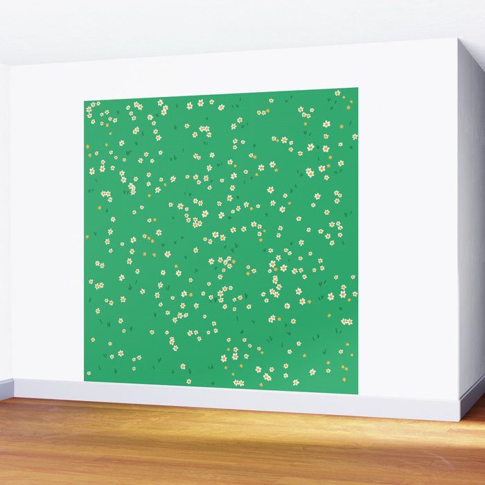 Spring Wildflower Meadow Wall Mural Gallery Image 2