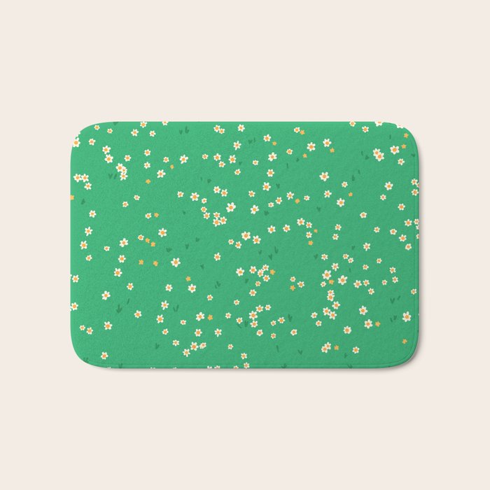 Spring Wildflower Meadow Bath Mat Gallery Image 1