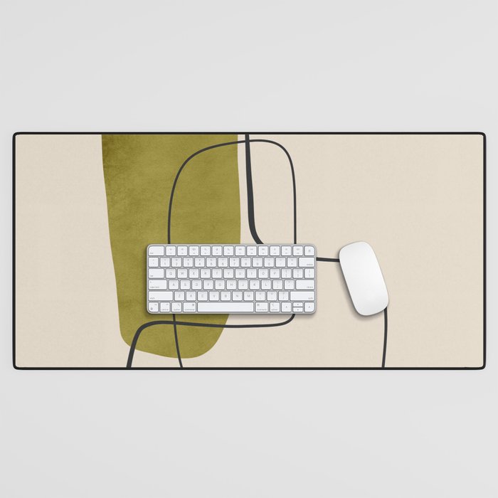 Abstract Minimal Shapes 126 Desk Mat Gallery Image 1