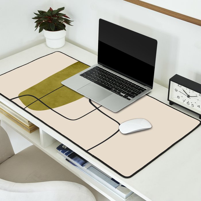 Abstract Minimal Shapes 126 Desk Mat Gallery Image 2