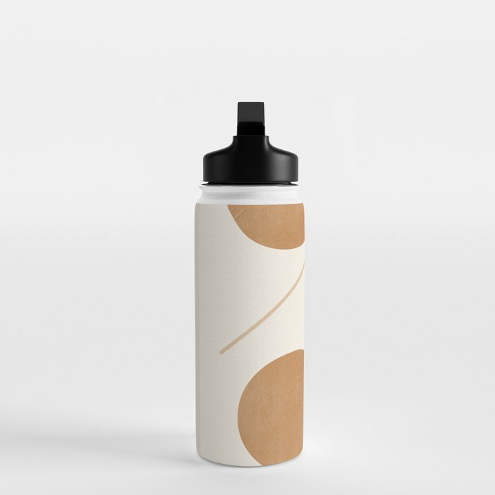Modern Abstract Minimal Shapes 188/3 Water Bottle Gallery Image 3