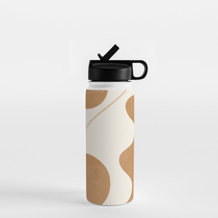 Modern Abstract Minimal Shapes 188/3 Water Bottle Gallery Image 1