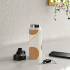 Modern Abstract Minimal Shapes 188/3 Water Bottle Gallery Image 4