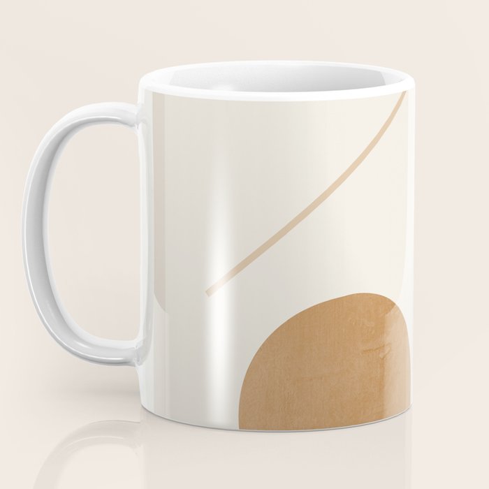 Modern Abstract Minimal Shapes 188/3 Coffee Mug Gallery Image 3