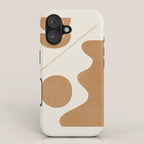 Modern Abstract Minimal Shapes 188/3 iPhone Case Gallery Image 1