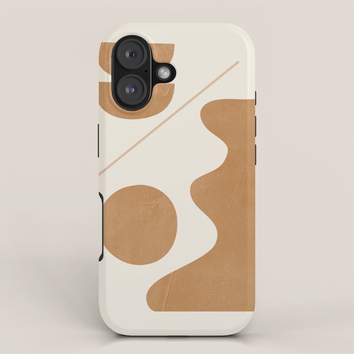 Modern Abstract Minimal Shapes 188/3 iPhone Case Gallery Image 1