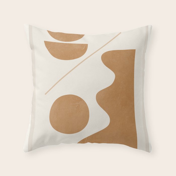 Modern Abstract Minimal Shapes 188/3 Throw Pillow Gallery Image 6