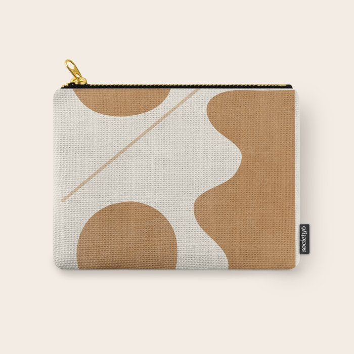 Modern Abstract Minimal Shapes 188/3 Carry All Pouch Gallery Image 1