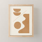 Modern Abstract Minimal Shapes 188/3 Mini Art Print Gallery Image 1