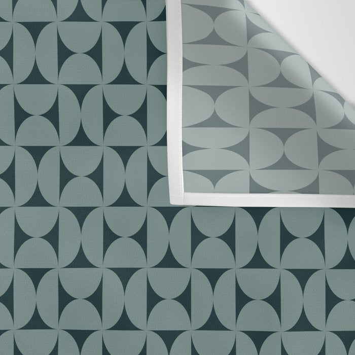 Bauhaus Mid Century Modern Geometric Pattern XI Wall Tapestry Gallery Image 3