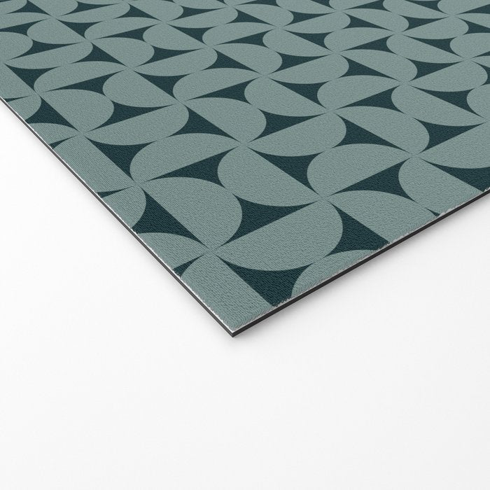 Bauhaus Mid Century Modern Geometric Pattern XI Welcome Mat Gallery Image 2