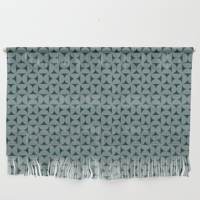 Bauhaus Mid Century Modern Geometric Pattern XI Wall Hanging Gallery Image 1