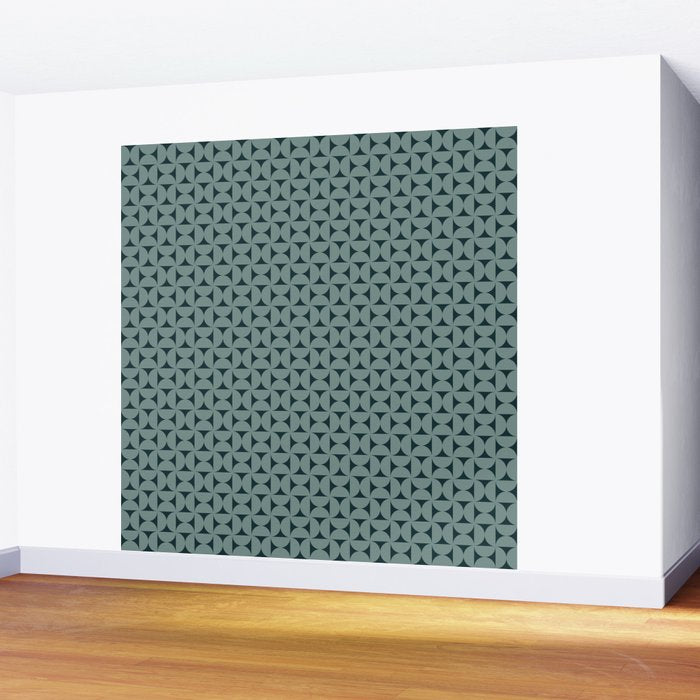 Bauhaus Mid Century Modern Geometric Pattern XI Wall Mural Gallery Image 2