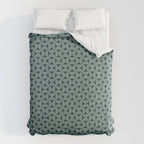 Bauhaus Mid Century Modern Geometric Pattern XI Duvet Cover Gallery Image 6