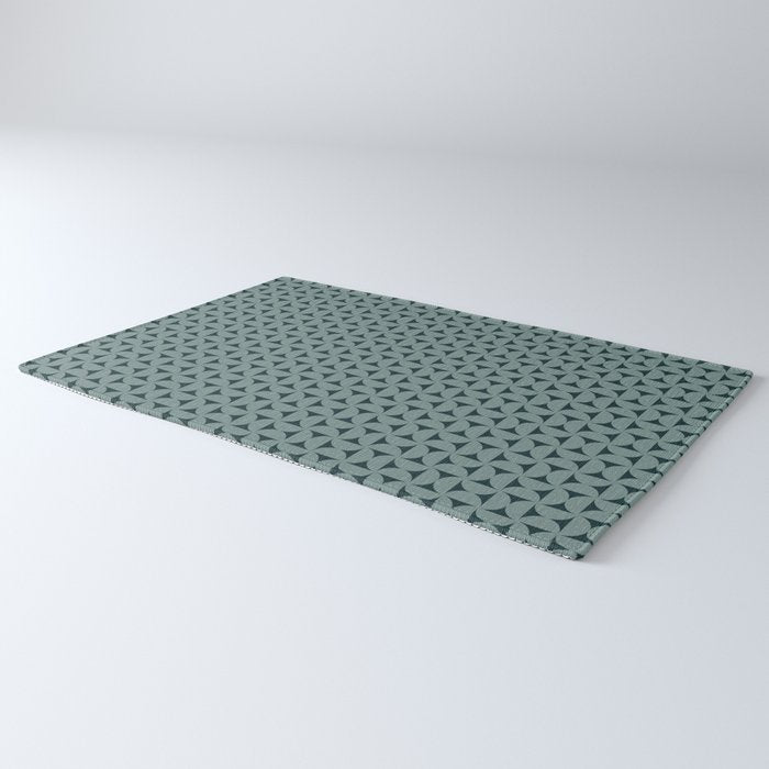Bauhaus Mid Century Modern Geometric Pattern XI Rug Gallery Image 3