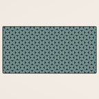 Bauhaus Mid Century Modern Geometric Pattern XI Desk Mat Gallery Image 3