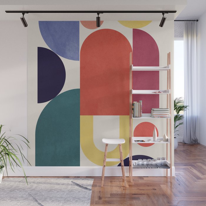 Abstract Shapes 56 Wall Mural Gallery Image 1