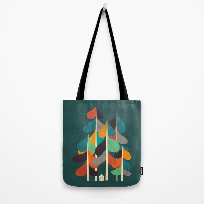 Cabin in the woods Tote Bag Gallery Image 2