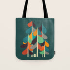 Cabin in the woods Tote Bag Gallery Image 1