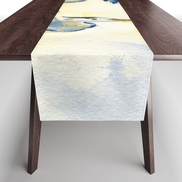 Flying Together - Great Blue Heron Table Runner Gallery Image 1