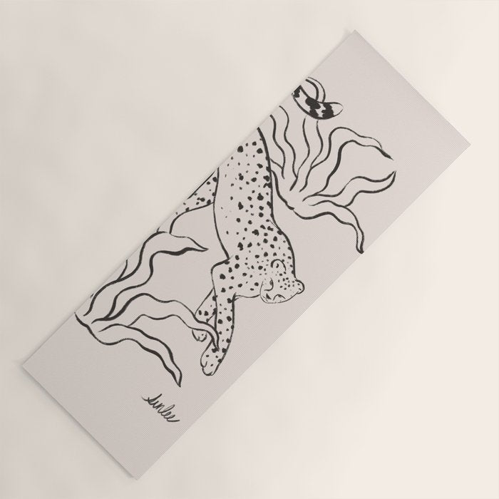 Mild Day lines Yoga Mat Gallery Image 1