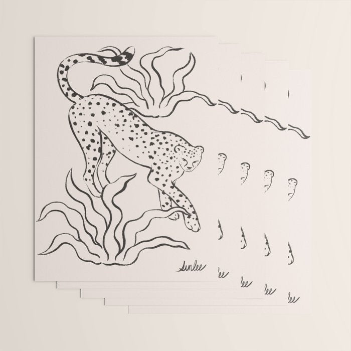 Mild Day lines Wrapping Paper Gallery Image 3