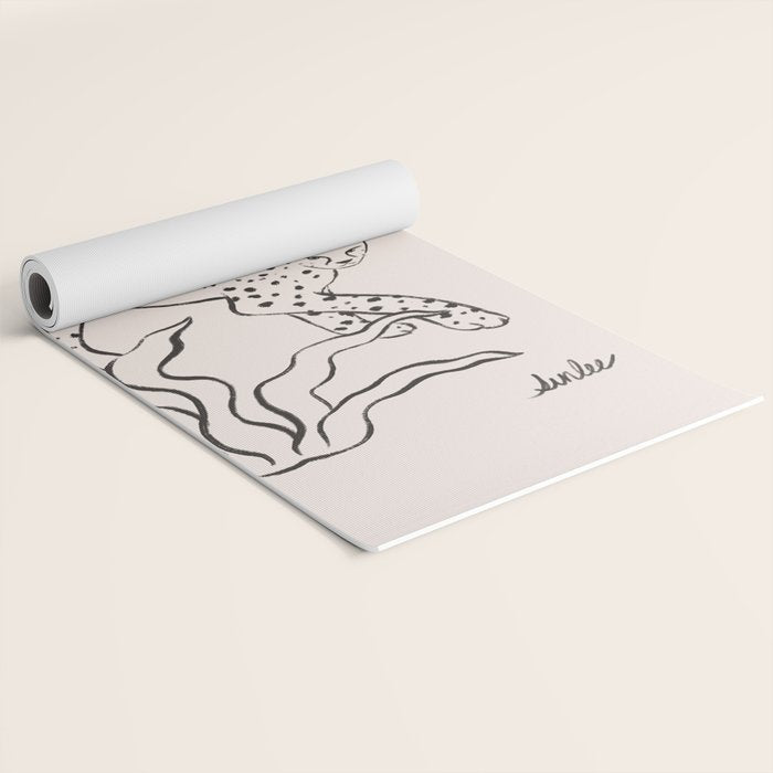 Mild Day lines Yoga Mat Gallery Image 2