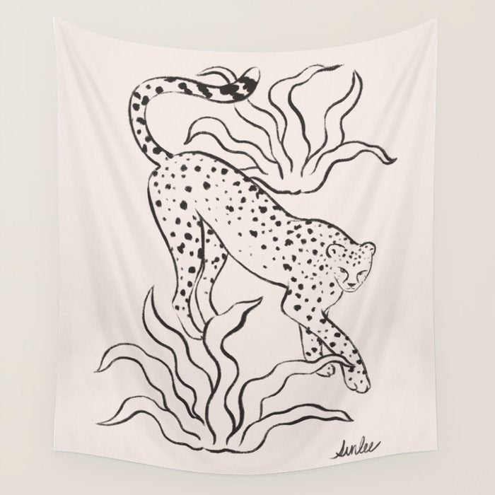 Mild Day lines Wall Tapestry Gallery Image 1