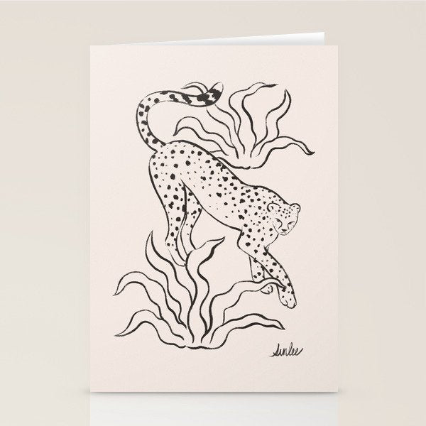 Mild Day lines Stationery Card Gallery Image 1