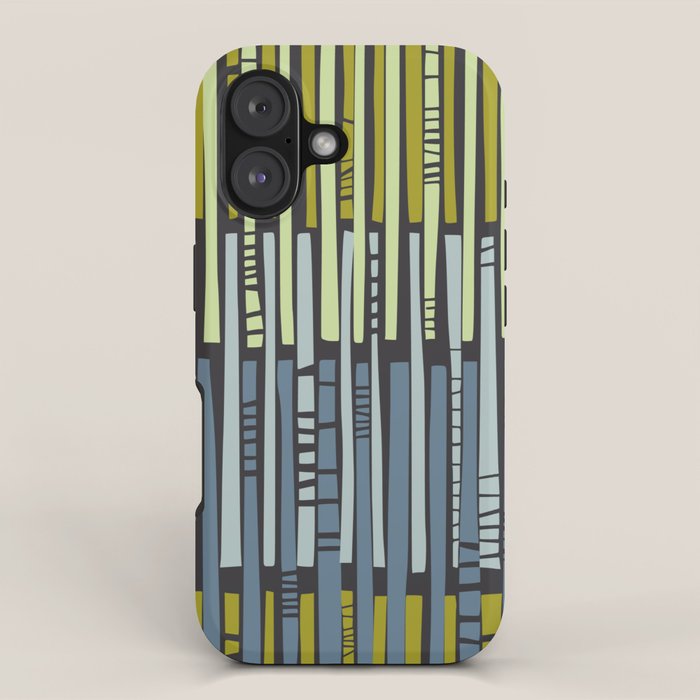 City life geometrics beams moonless night iPhone Case Gallery Image 1